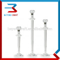 Crystal Pillar Tall Glass Candle Holders Crystal Candlesticks for wedding